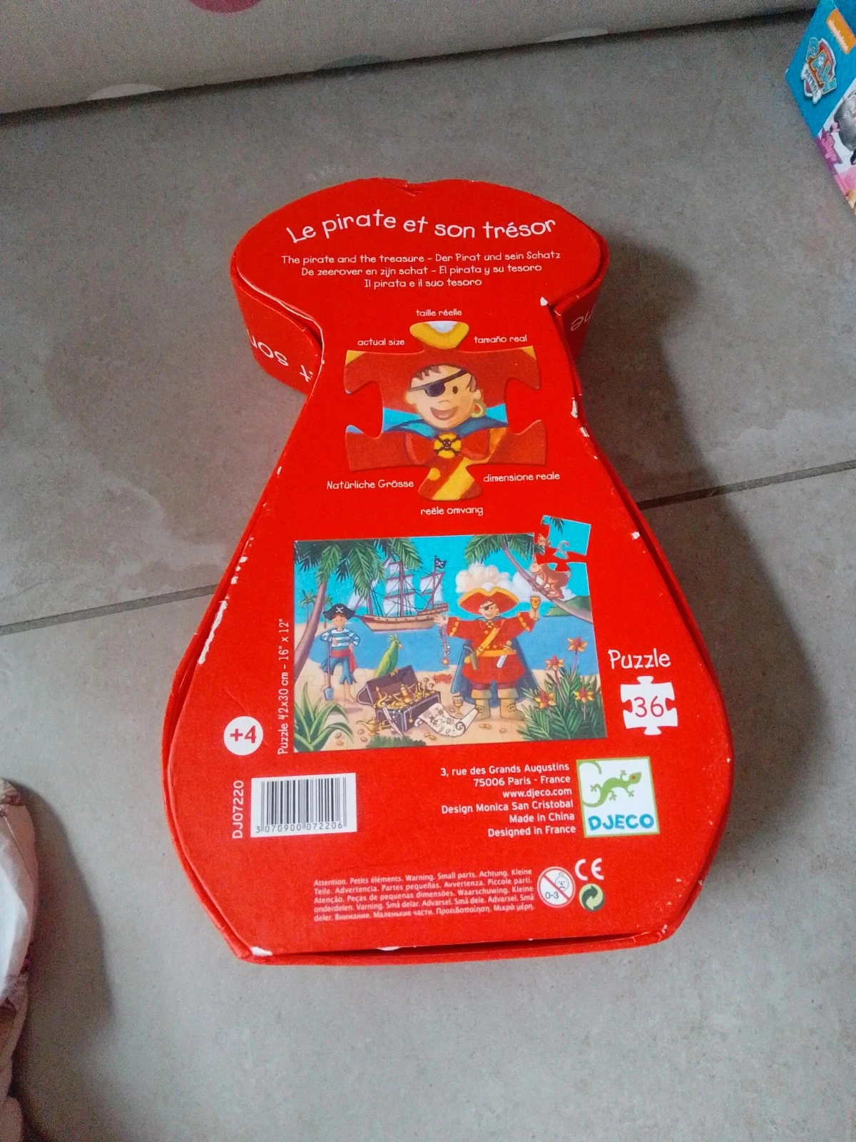 Pirate puzzle 36 pieces – photo 2